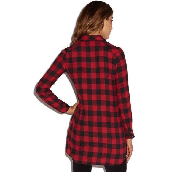✨ HP✨LONGLINE FLANNEL TUNIC✨ - Picture 3 of 3